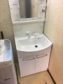 洗面化粧台取替工事 愛知県名古屋市中村区 kouji03