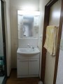 洗面化粧台 蛇口取替工事　愛知県岩倉市　kouji03