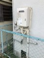 ガス給湯器取替工事　大阪府泉佐野市　GQ-1639WS-set-LPG