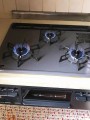ビルトインガスコンロ取替工事　東京都福生市　RB32AM4H2S-BW-13A