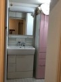 洗面化粧台取替工事　兵庫県神戸市東灘区　LSAB-71CWN1B