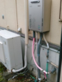 ガス給湯器取替工事 静岡県榛原郡吉田町 RUX-E2406W-set-LPG