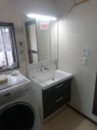 洗面化粧台取替工事　千葉県市川市　AR3FH-755SY-U-VR1H