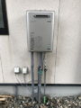 ガス給湯器取替工事　富山県富山市　RUX-E2406W-set-LPG