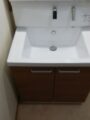 洗面化粧台取替工事　神奈川県鎌倉市　LDSWB075BAGEN1-C