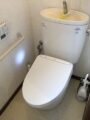 便座 トイレ取替工事　兵庫県川西市　TCF4733AMS-NW1