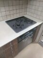 ビルトインガスコンロ取替工事　東京都東村山市　RS31M5H2SBW-13A