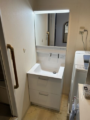 洗面化粧台取替工事 神奈川県川崎市高津区 LDSFS060BQGDN1-set1-A