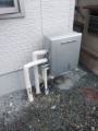 ガス給湯器取替工事　山梨県西八代郡市川三郷町　GT-C2472AR-BL-set-LPG